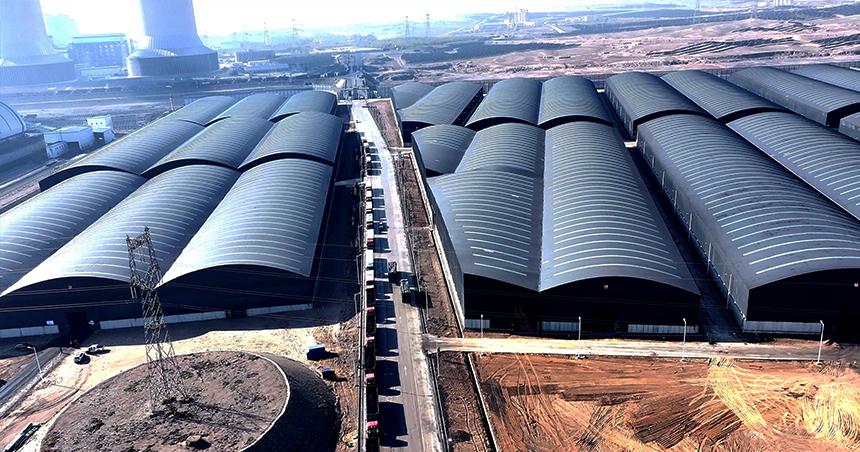 盛隆達物流園儲煤棚